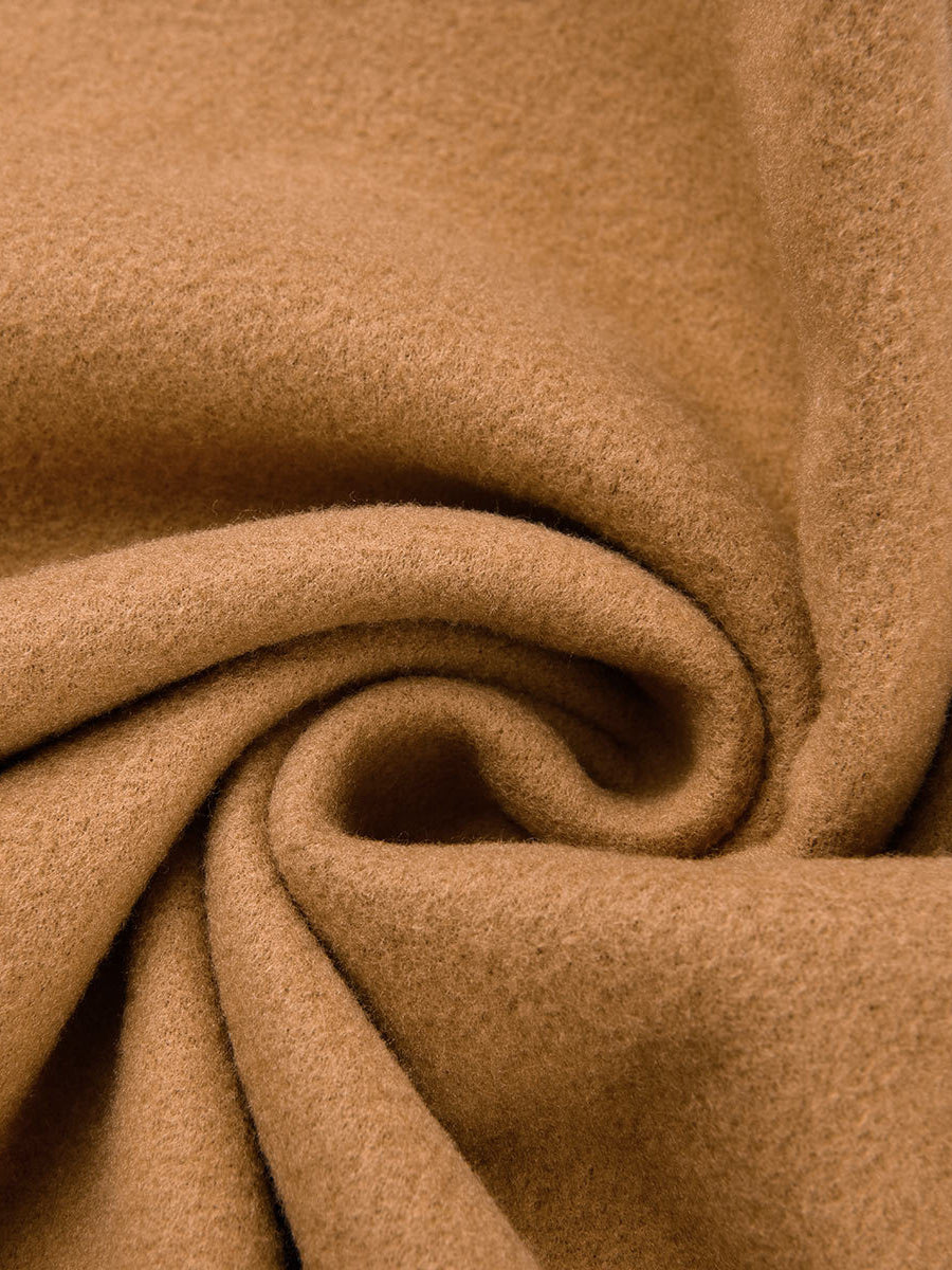 Batwing Sleeve Zipper Tassel Ponchos Top