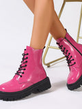 Patent Leather Riding Boots