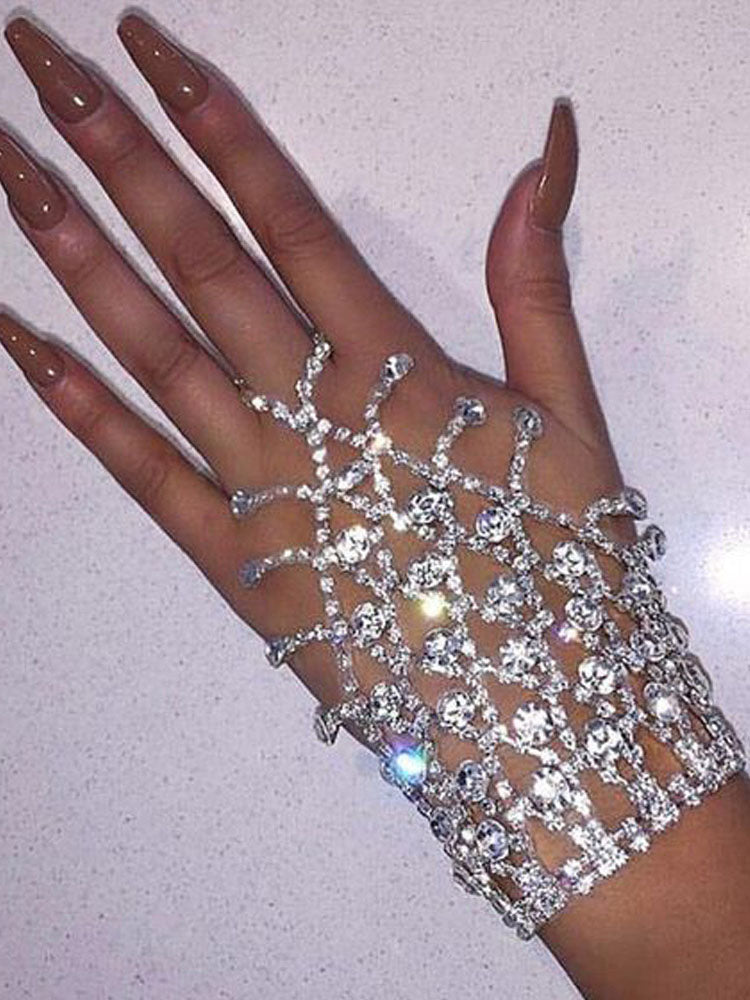 Tassels Glitter Rhinestone Bracelets