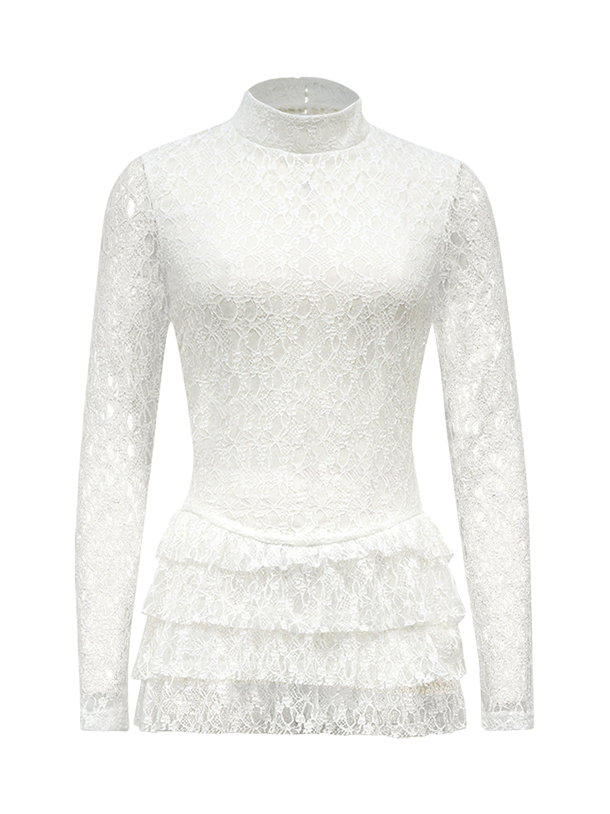 Lace Ballet Tulle Backless Romper