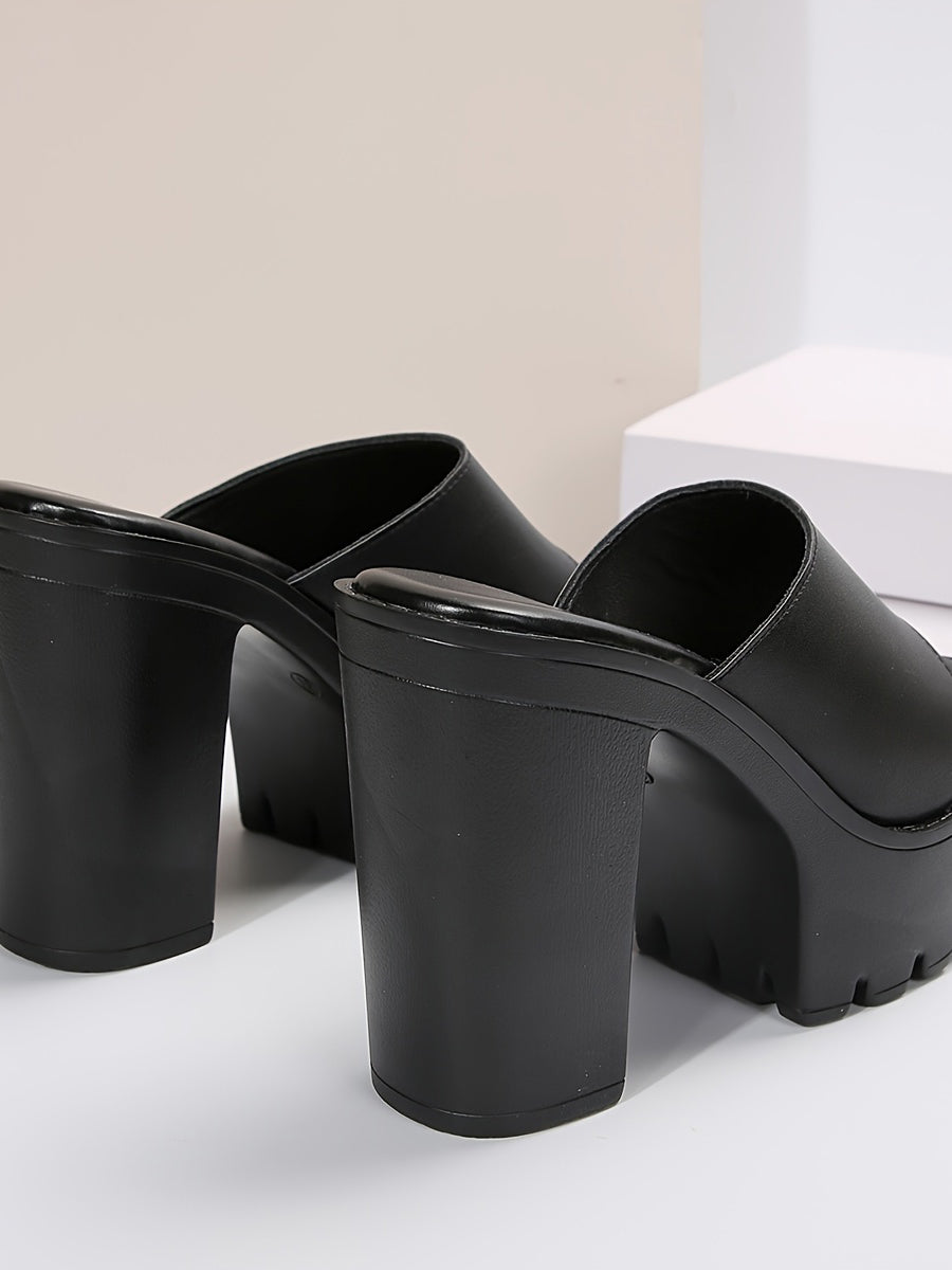 Solid Color Chunky Platform Slides