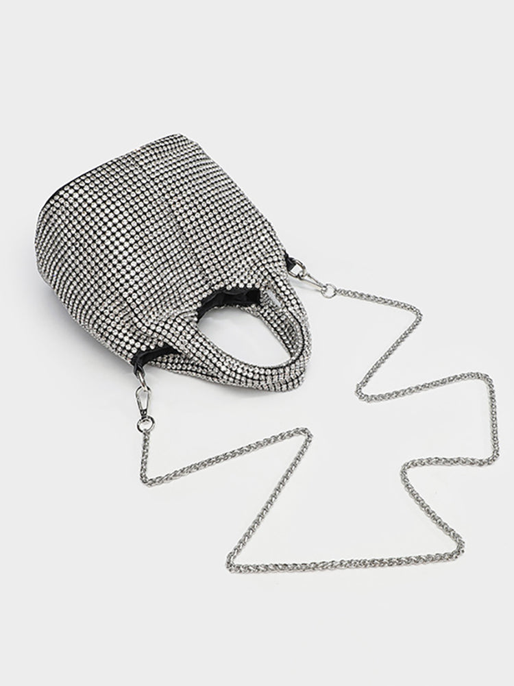 Rhinestone Evening Clutch Bag