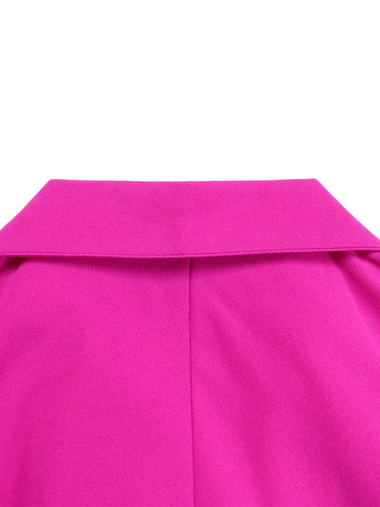 Tie Waist Pleated Midi Dress