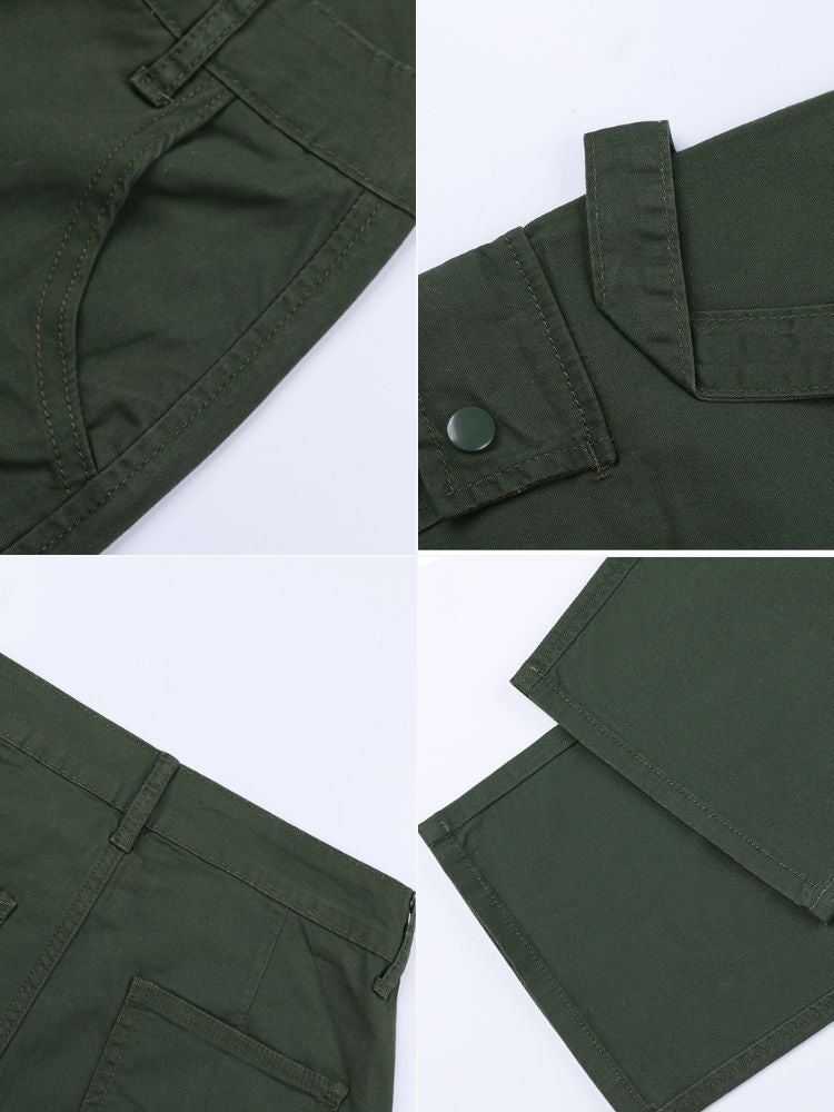 Street-Style Straight Fit Distressed Skinny Jeans