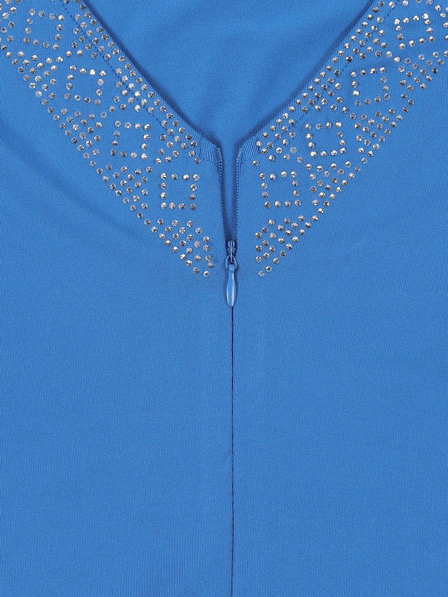 Rhinestone Bodycon Backless Dress