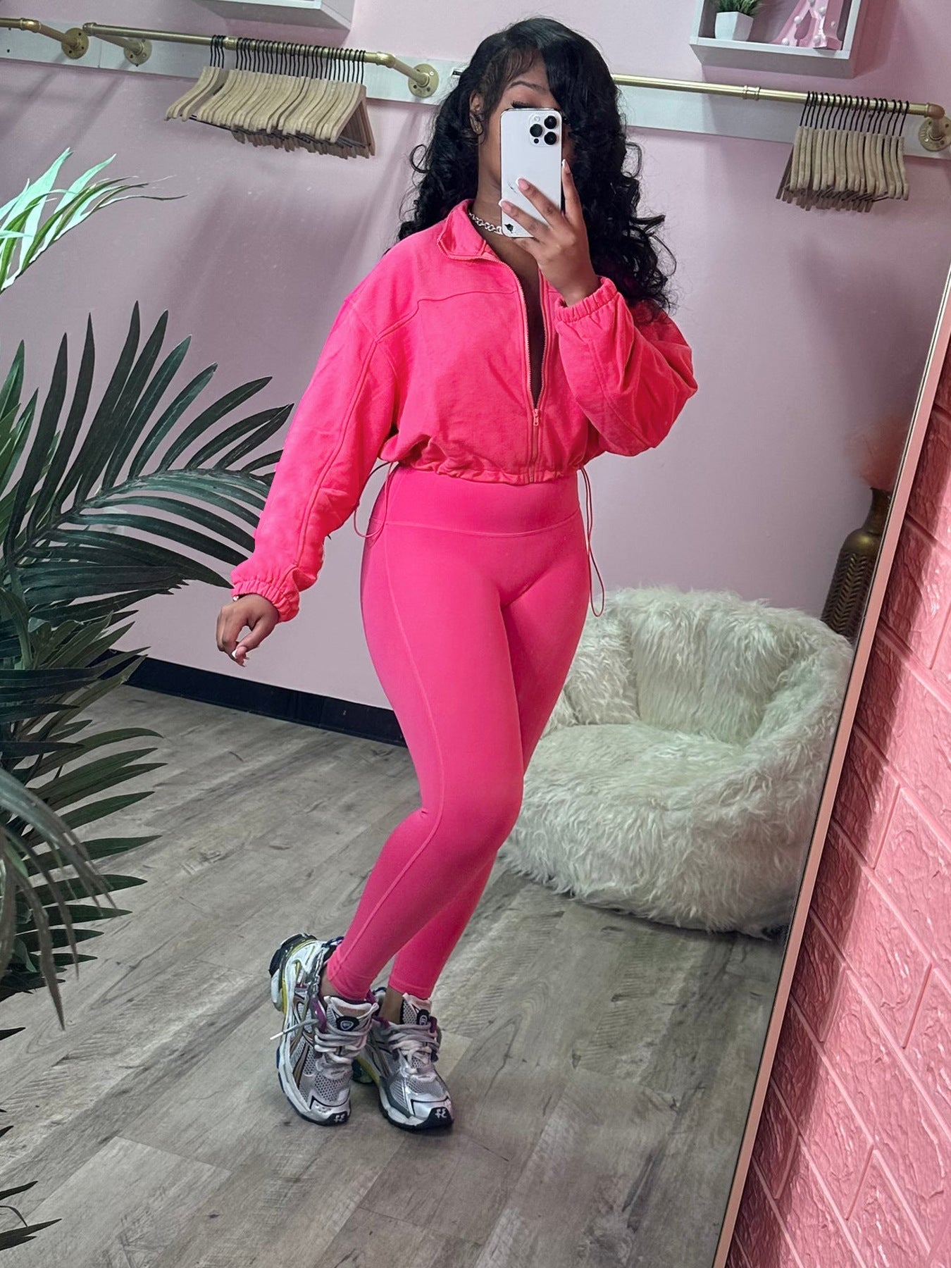 Two Piece Long Sleeve Jacket Skinny Pants