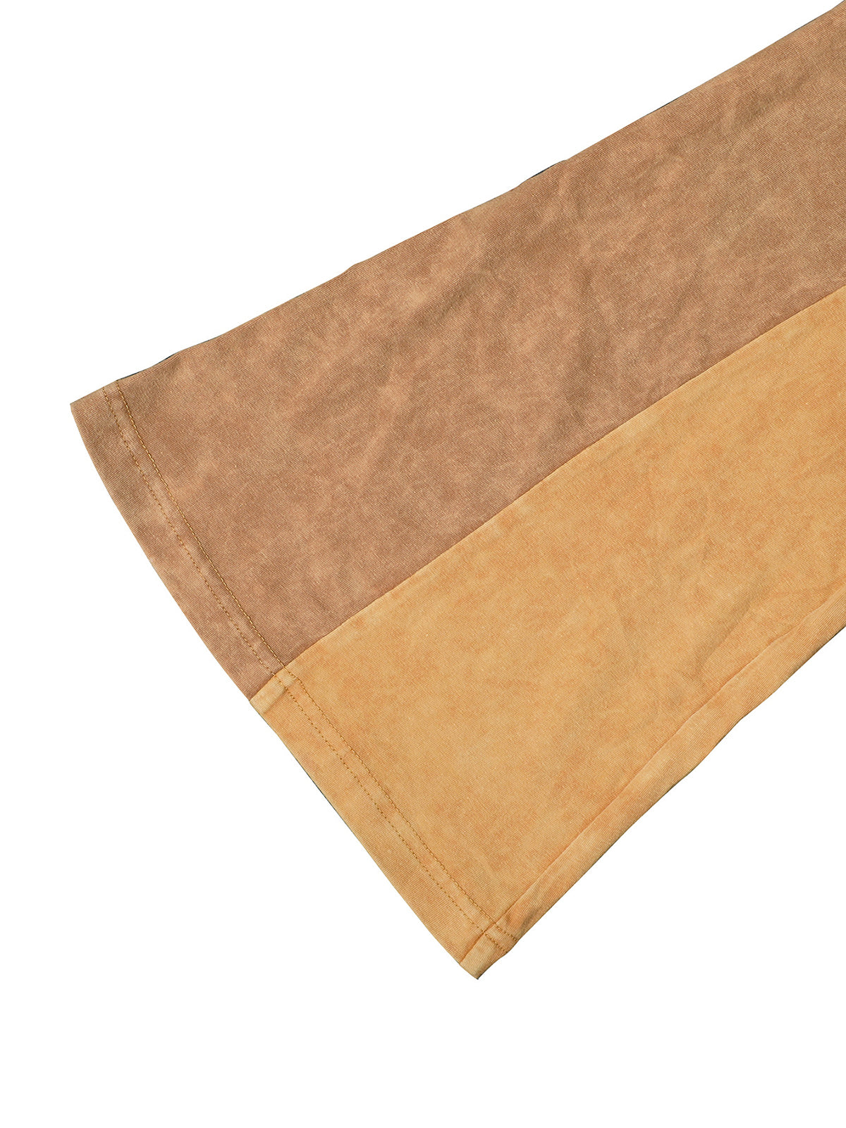 Colorblock Ruched Pants Set