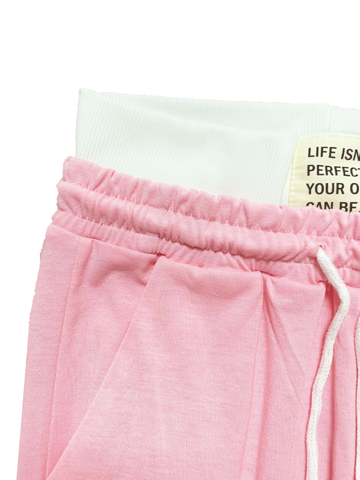 Letter Print Crop Tank Top Shorts Sets