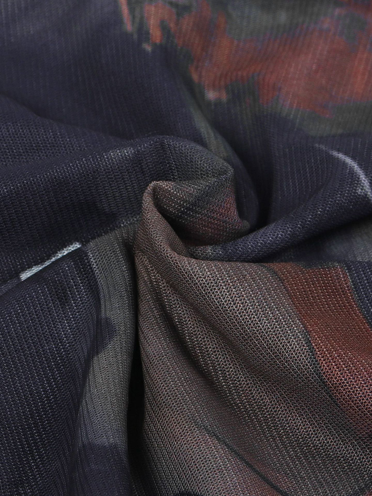 Two Piece Mesh Print Shirt Pants Set