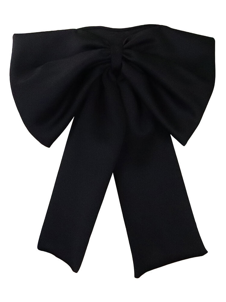 Off Shoulder Bow Knot Tube Top