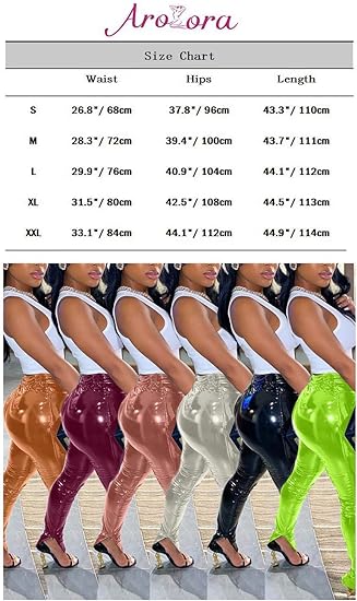 High-Waisted Faux Leather Pants