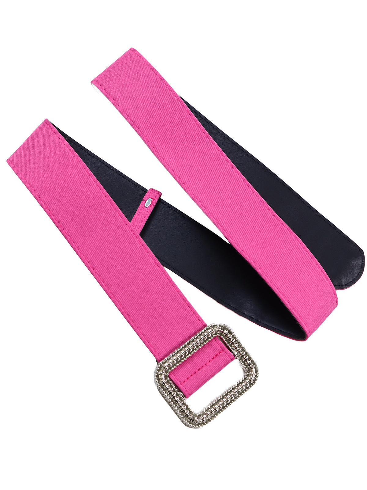 Flared Sleeve Square Neck Midi Dress with Belt