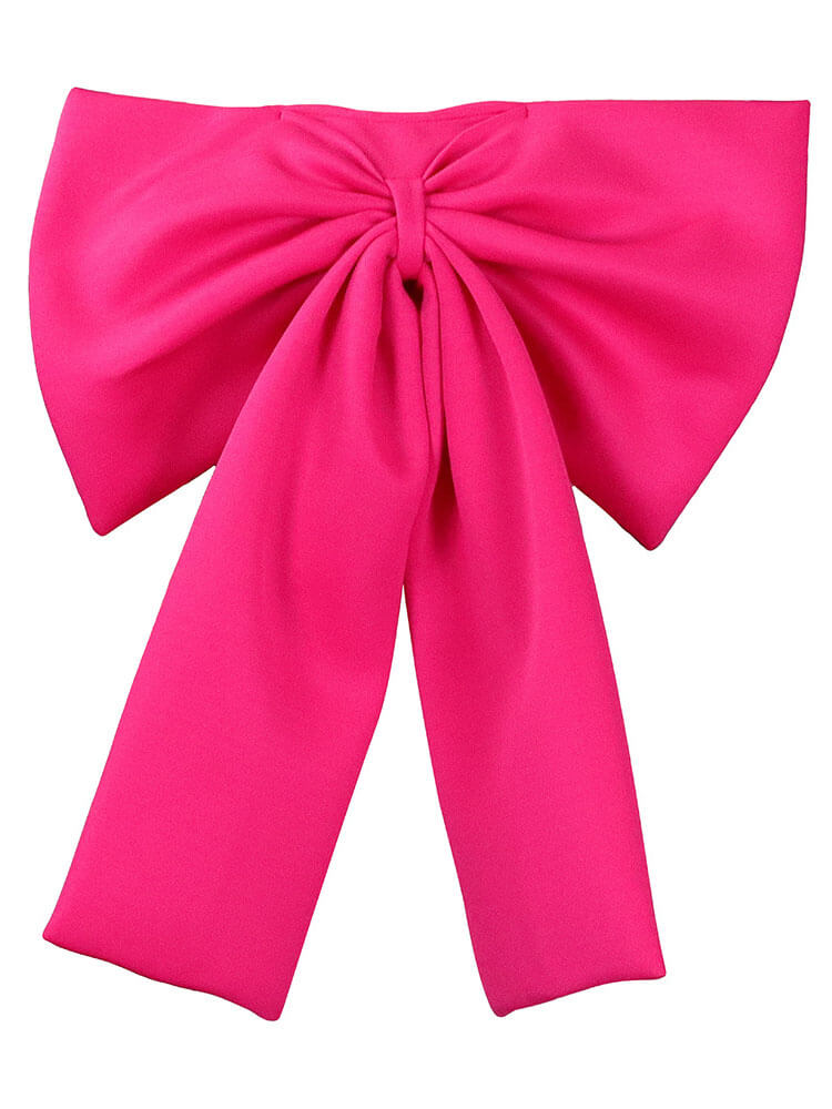 Off Shoulder Bow Knot Tube Top