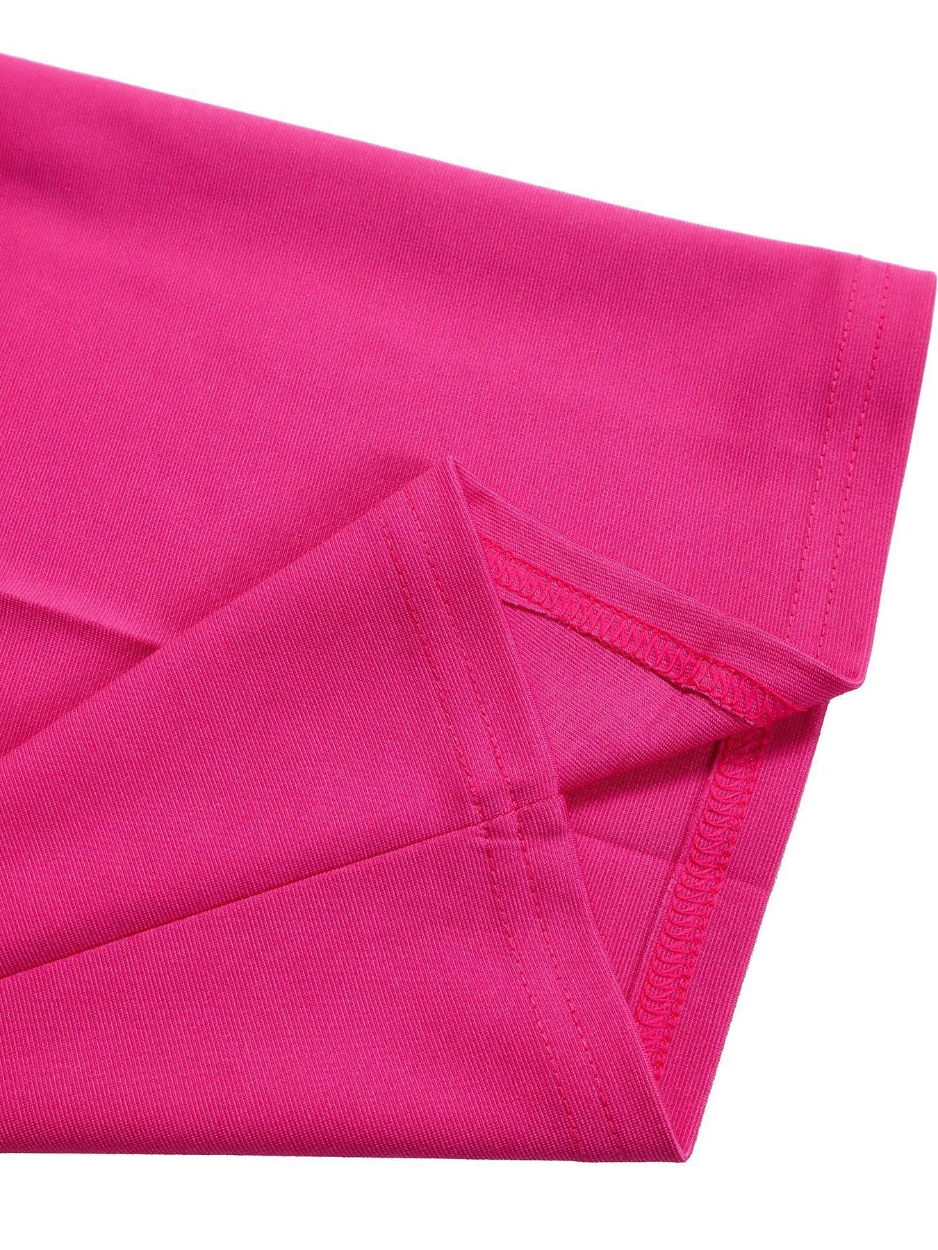 Round Neck Solid Color Wide-Leg Jumpsuit