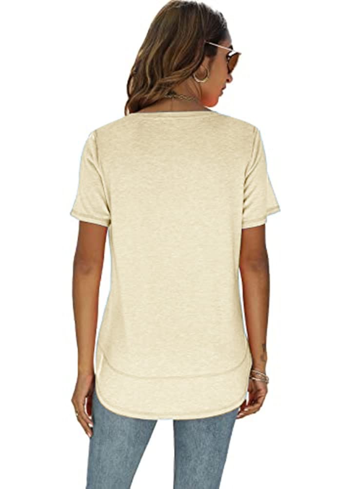 Short Sleeve Crewneck Side Split Top