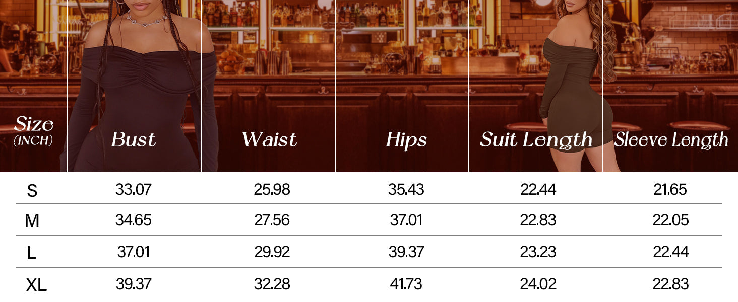 Off Shoulder Long Sleeve Bodycon Romper