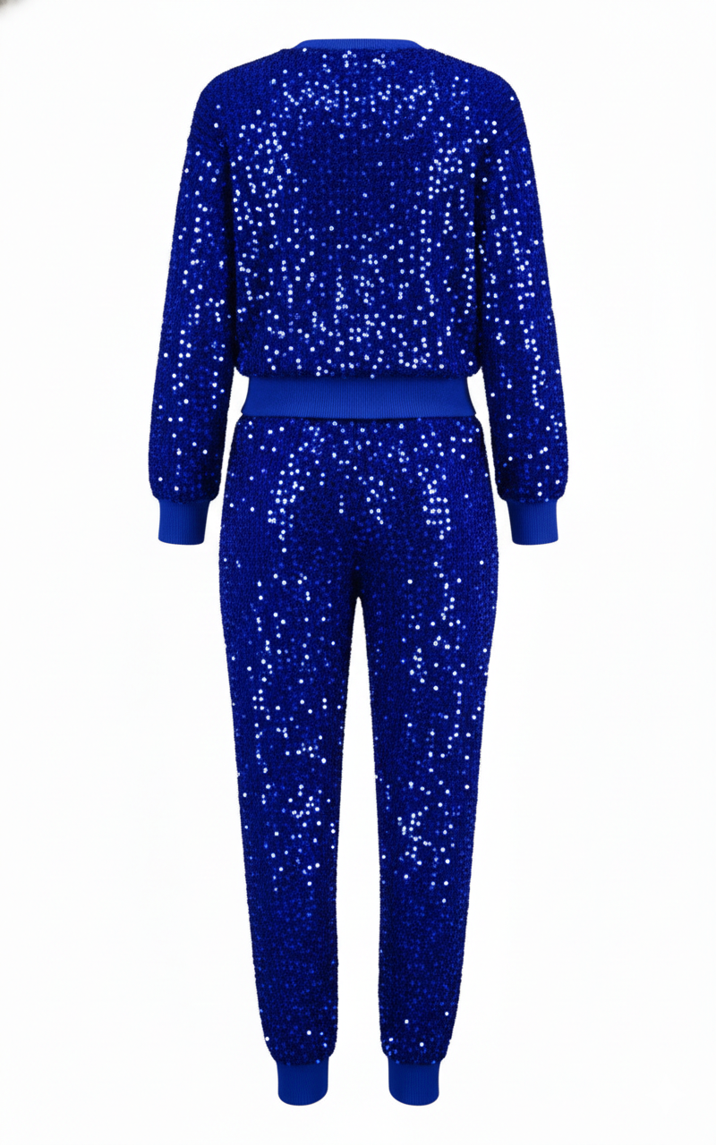 Glitter Sweatshirts Pants Set