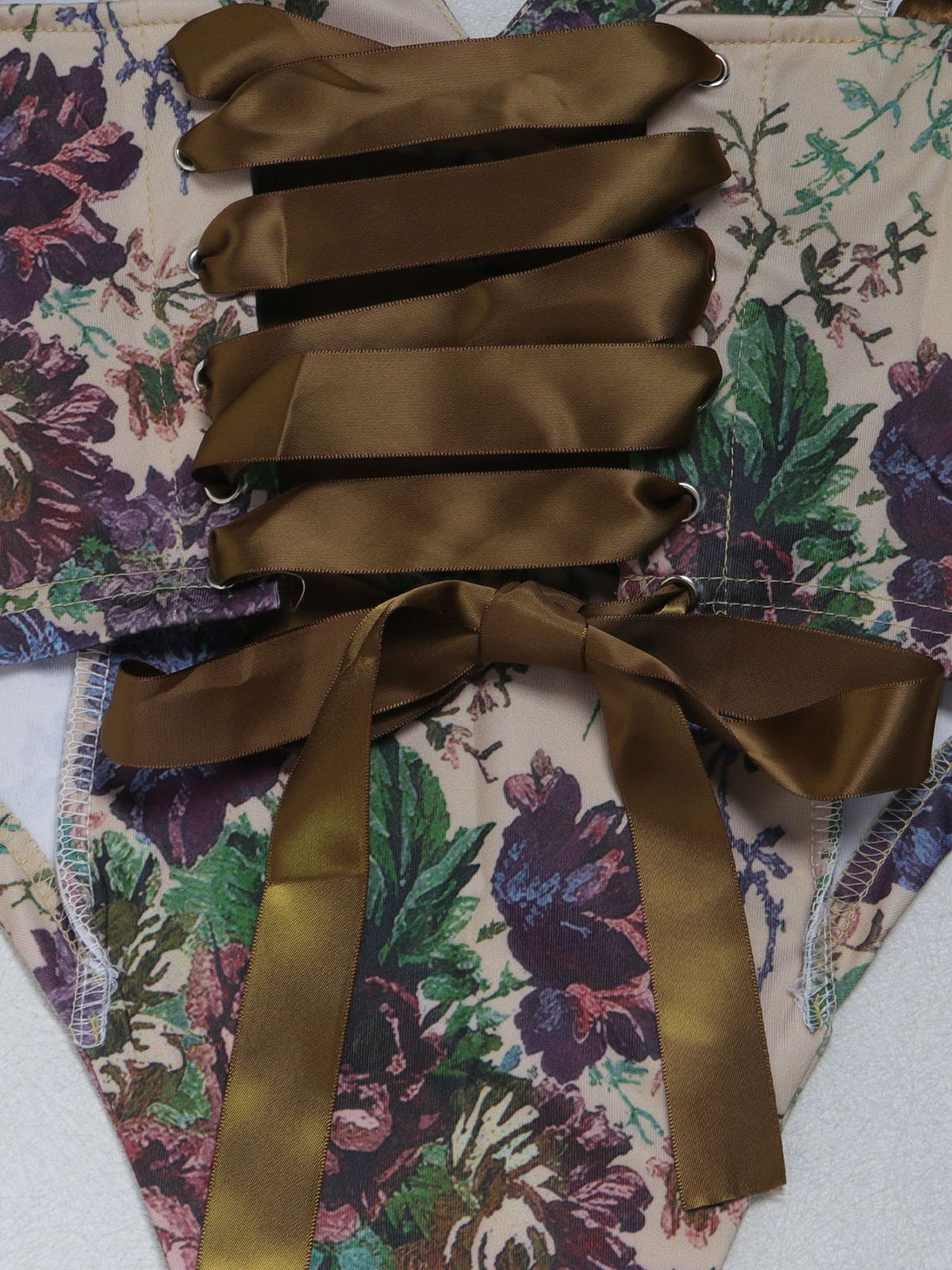 Lace-Up Cargo Pant Set