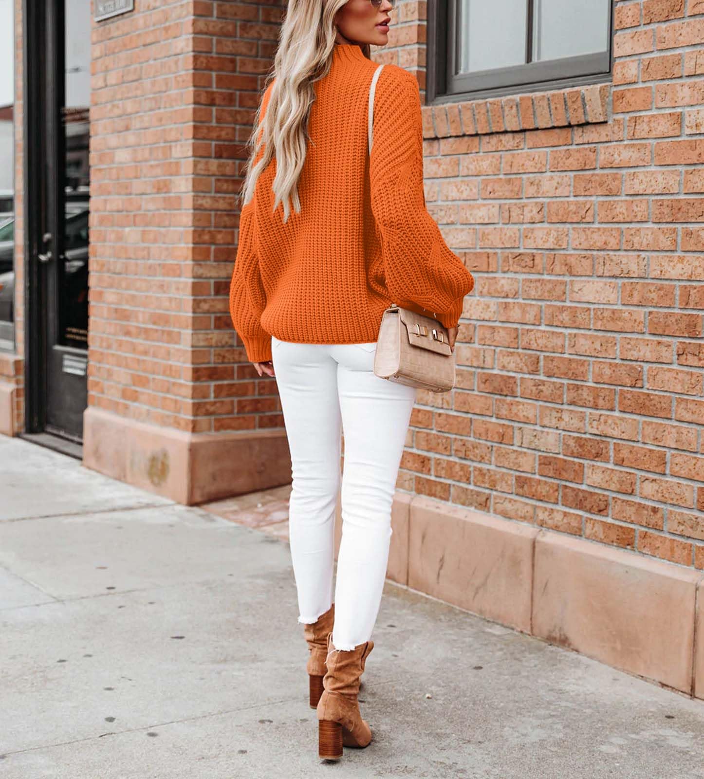 Long Sleeve Knit Solid Pullover