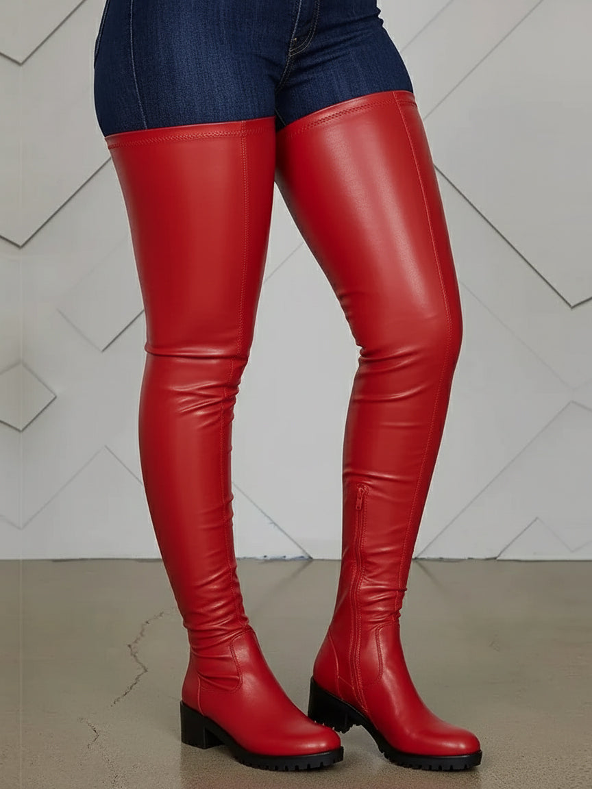 Round Toe Riding Boots