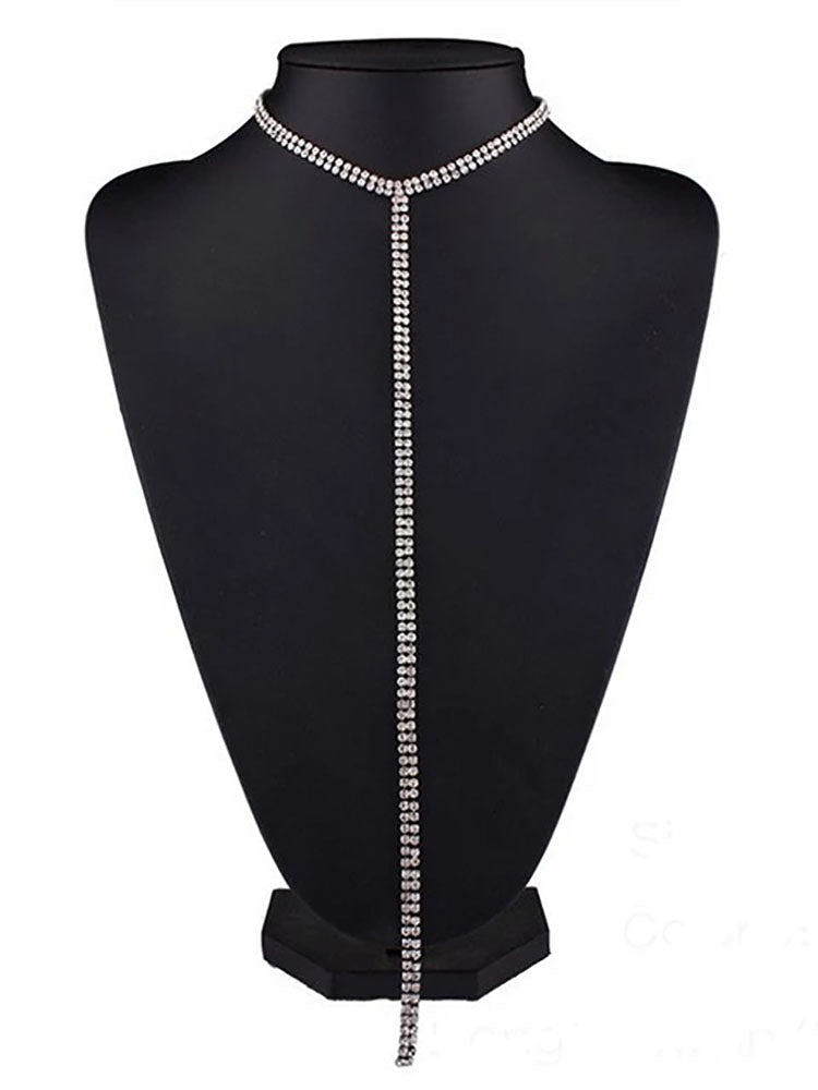 Multilayer Strand Chain Necklaces