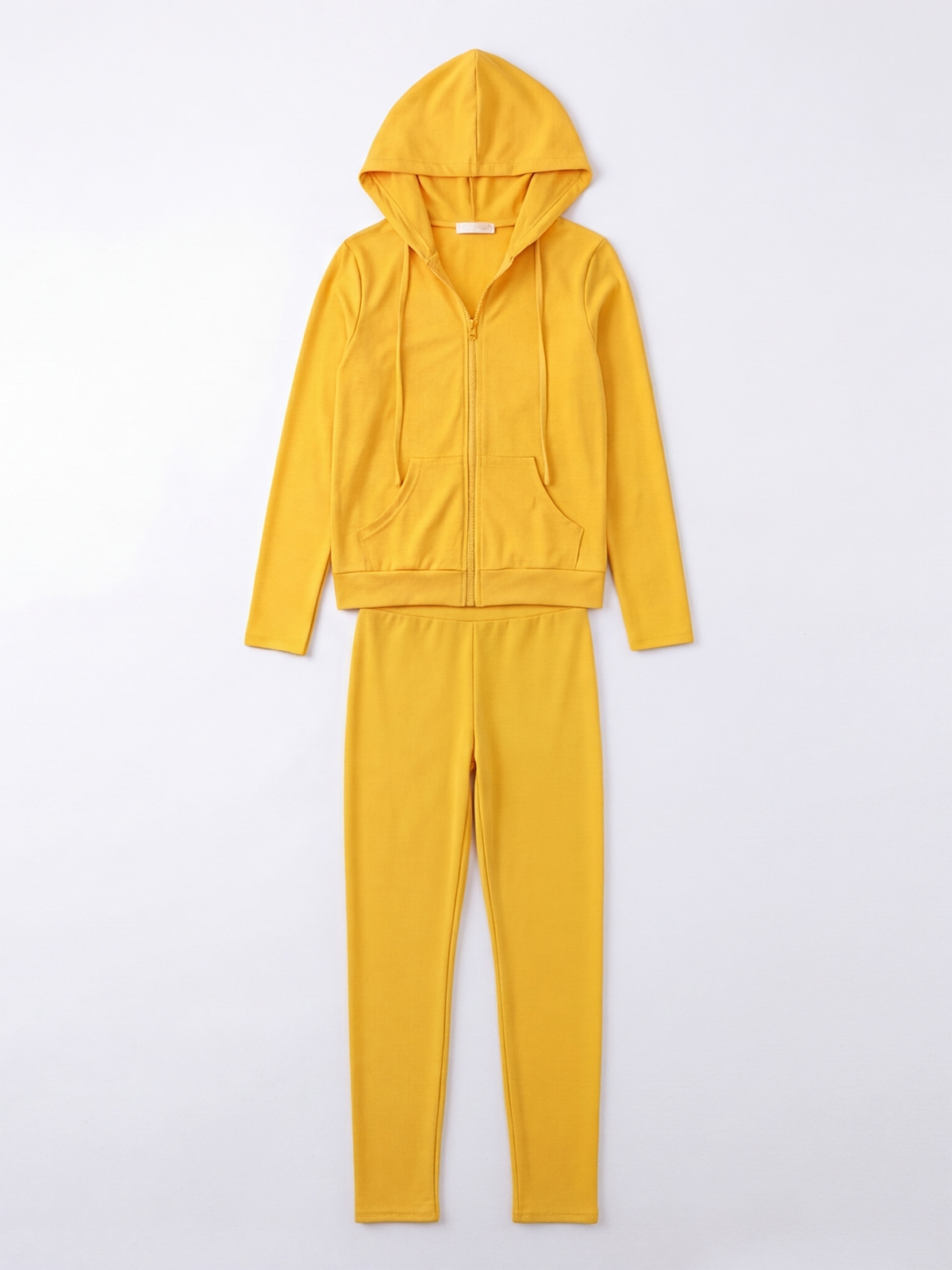 Hooded Zip Jacket Jogger Set