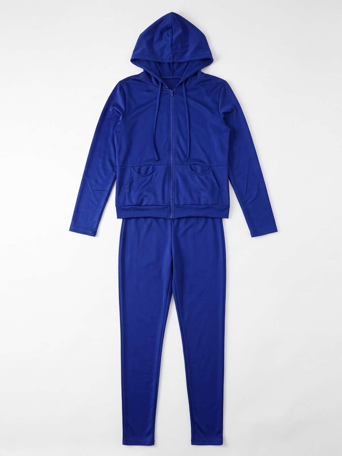 Hooded Zip Jacket Jogger Set