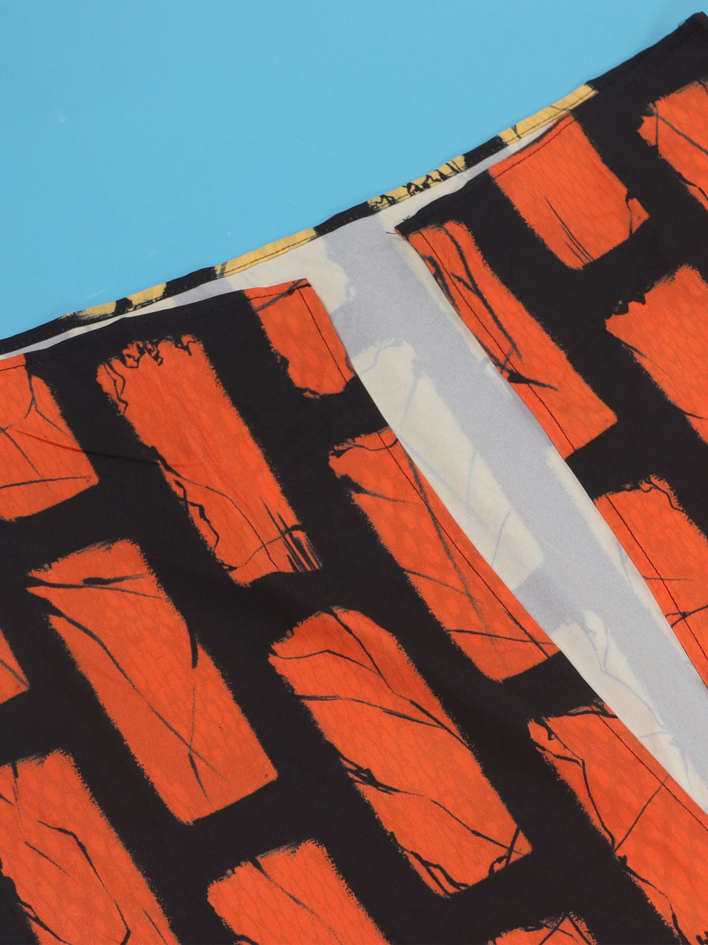 Sleeveless Color Block Split Loose Dress