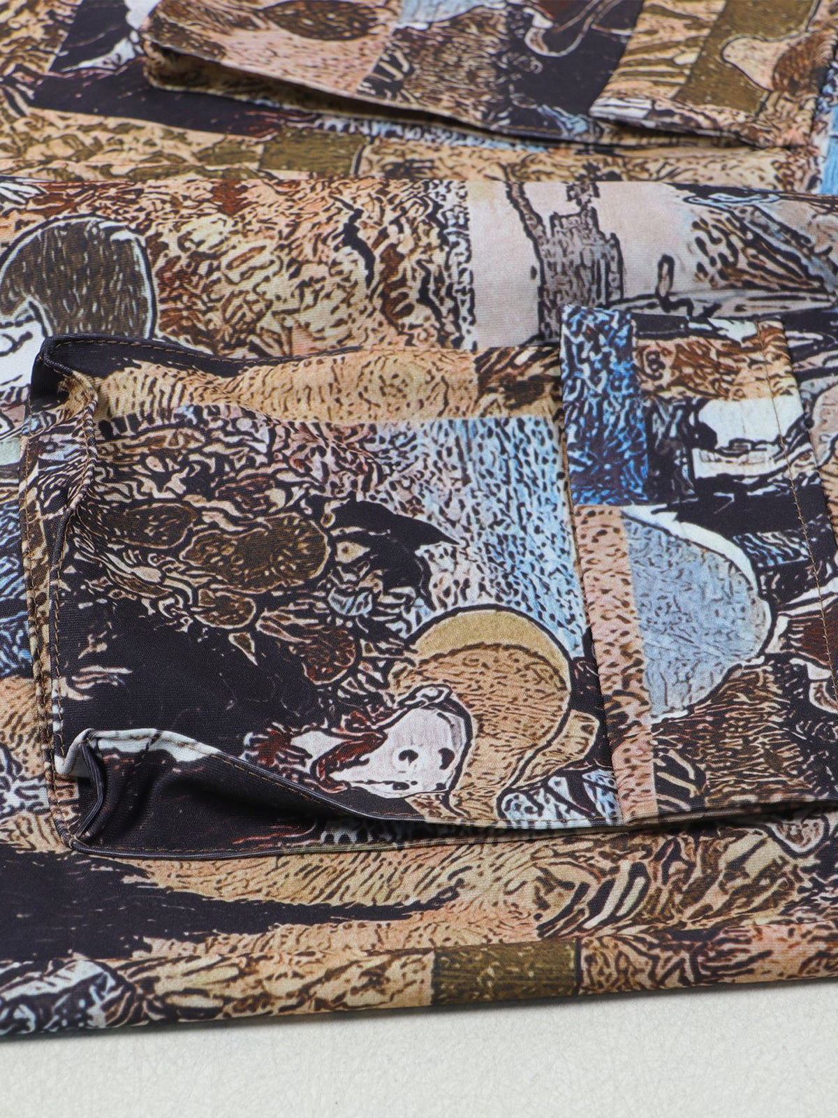 Van Gogh II Lace-Up Cargo Pants Set