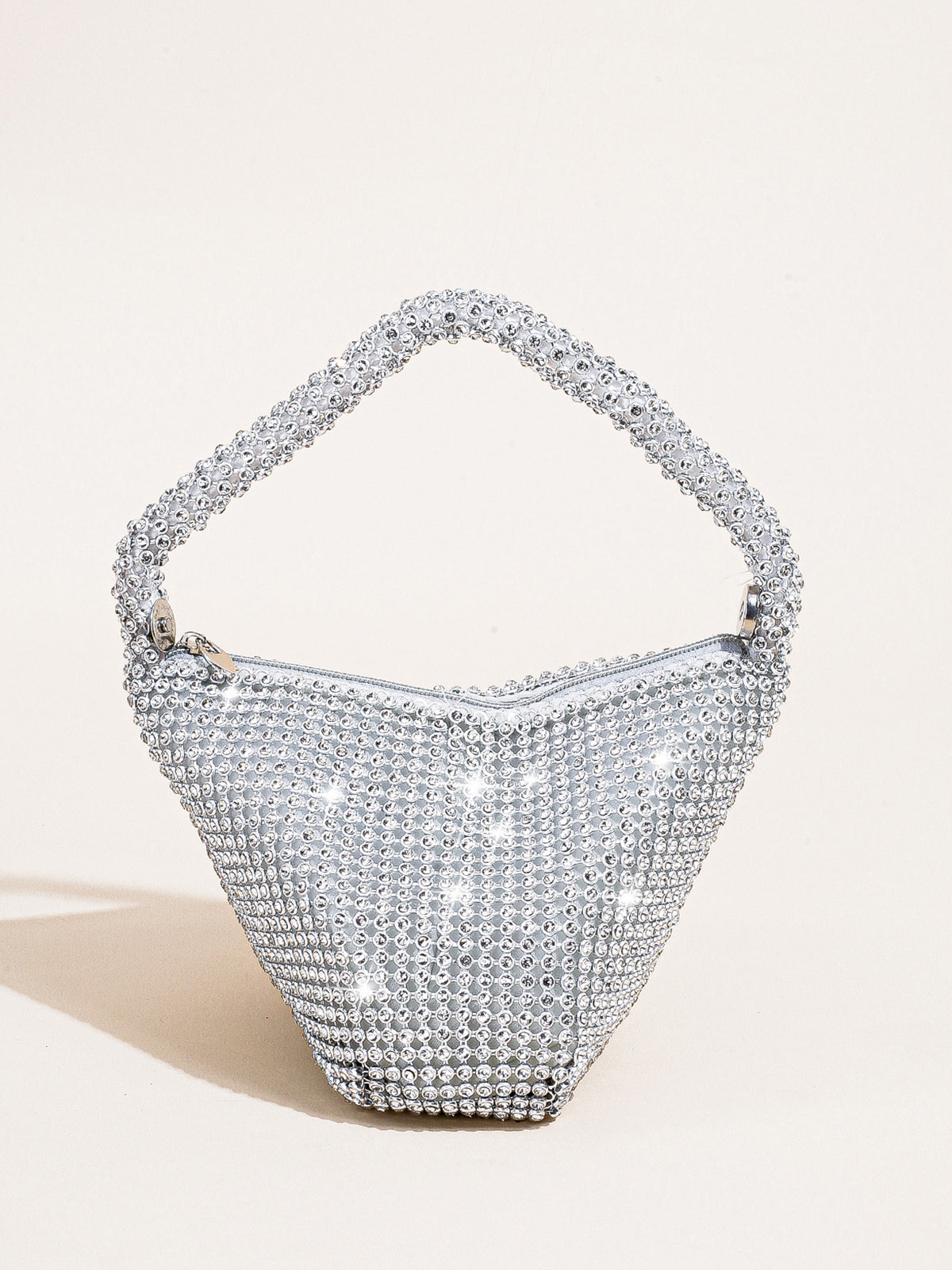 Rhinestone Triangle Evening Clutch
