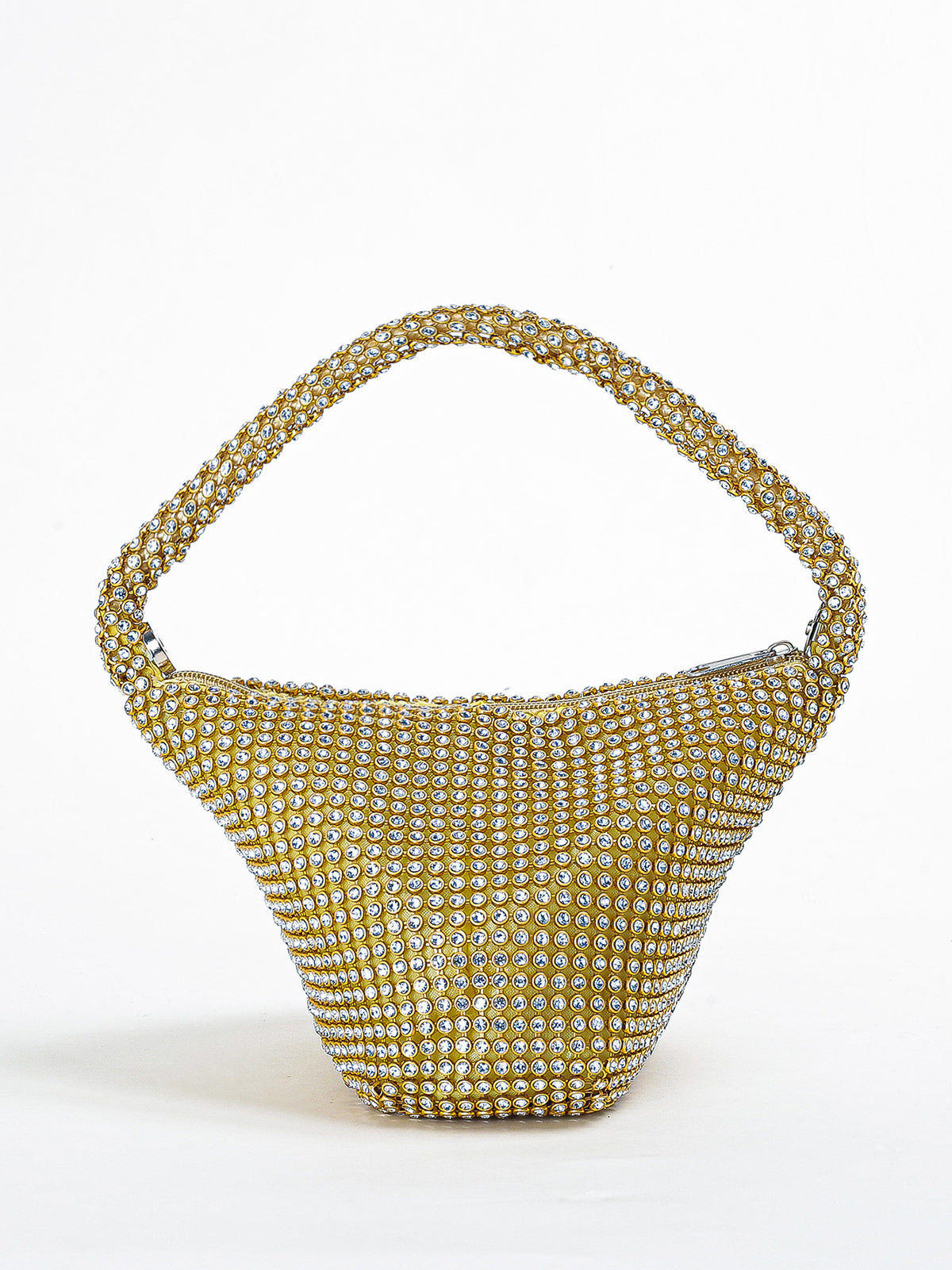 Rhinestone Triangle Evening Clutch