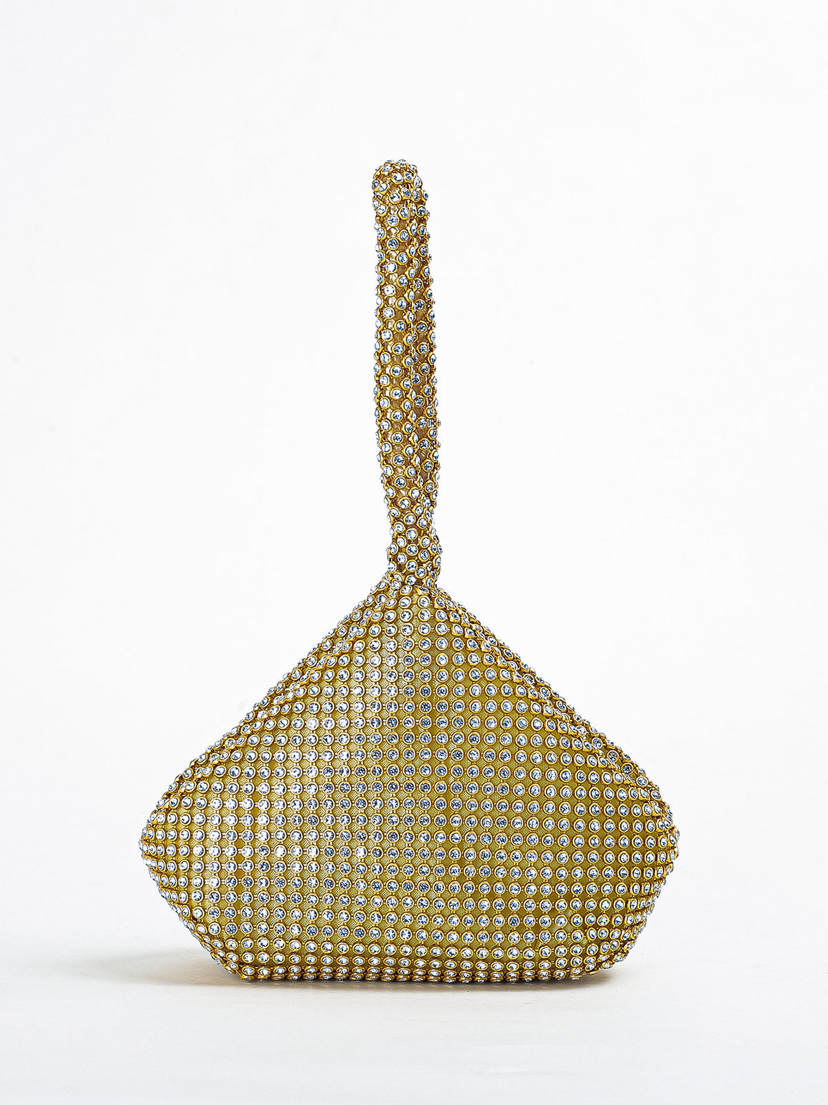 Rhinestone Triangle Evening Clutch