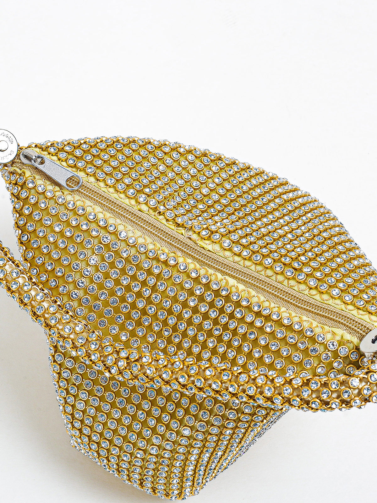 Rhinestone Triangle Evening Clutch