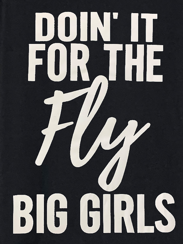 Plus Size Letter Print Hooded Sweatshirt Dress