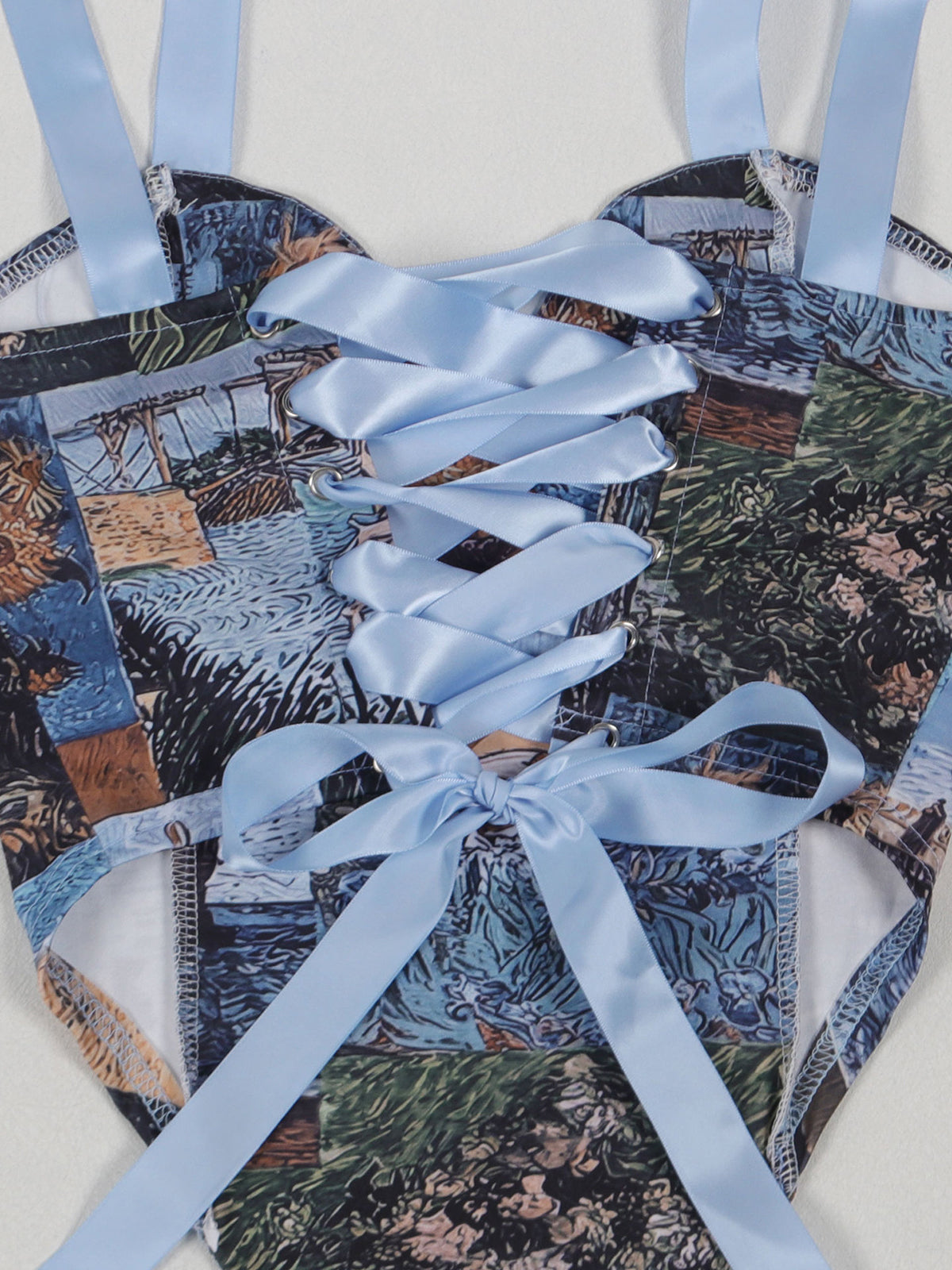 Van Gogh Lace-Up Cargo Pant Set