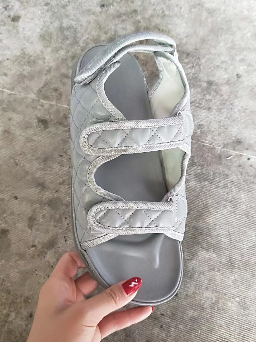 Soft Sole Chic Velcro Beach Sandal