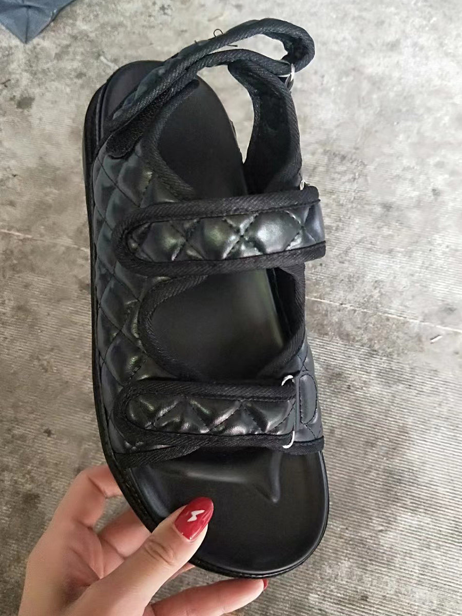 Soft Sole Chic Velcro Beach Sandal